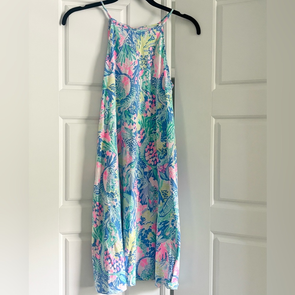 Lilly Pulitzer Margo swing dress in Mermaids cove XS EUC